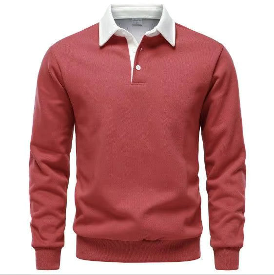 DONOVAN | Polo collar sweater with a button placket