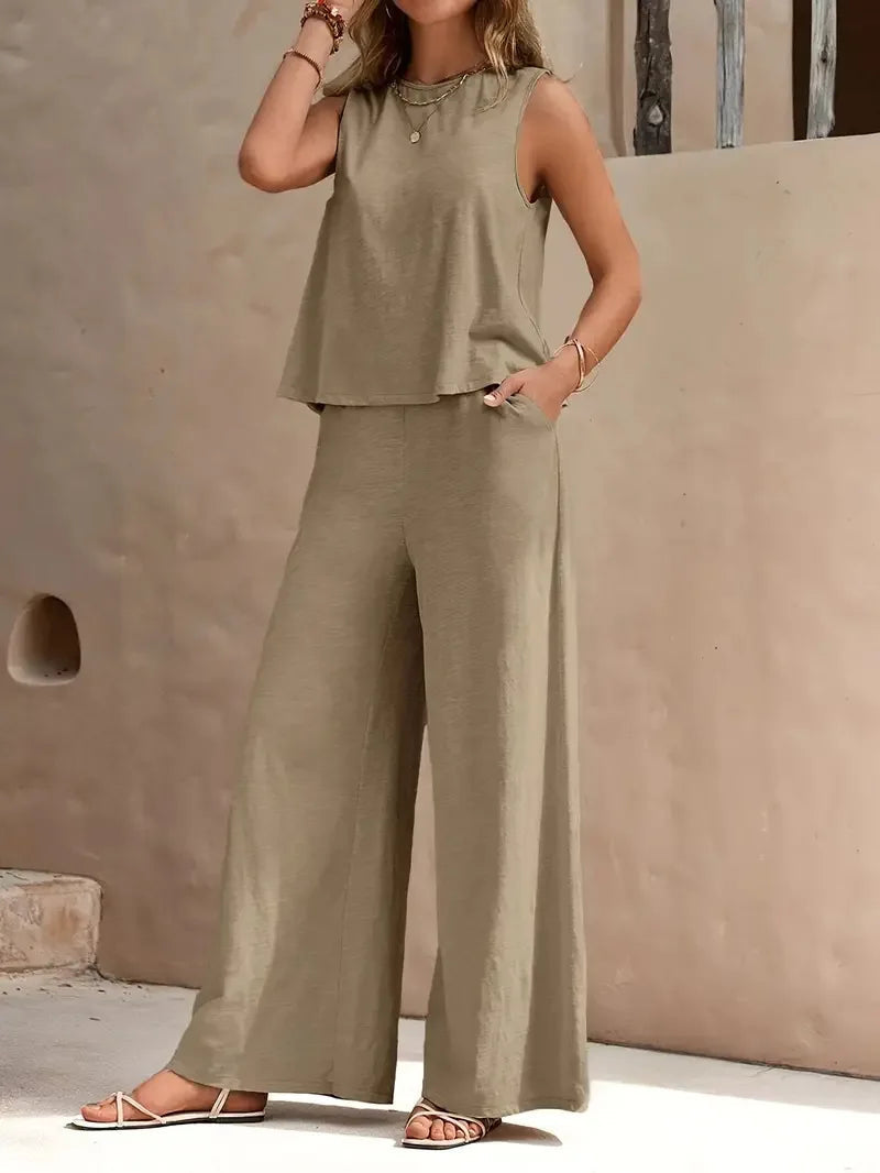 DEBORAH | Sleeveless set in seven colors