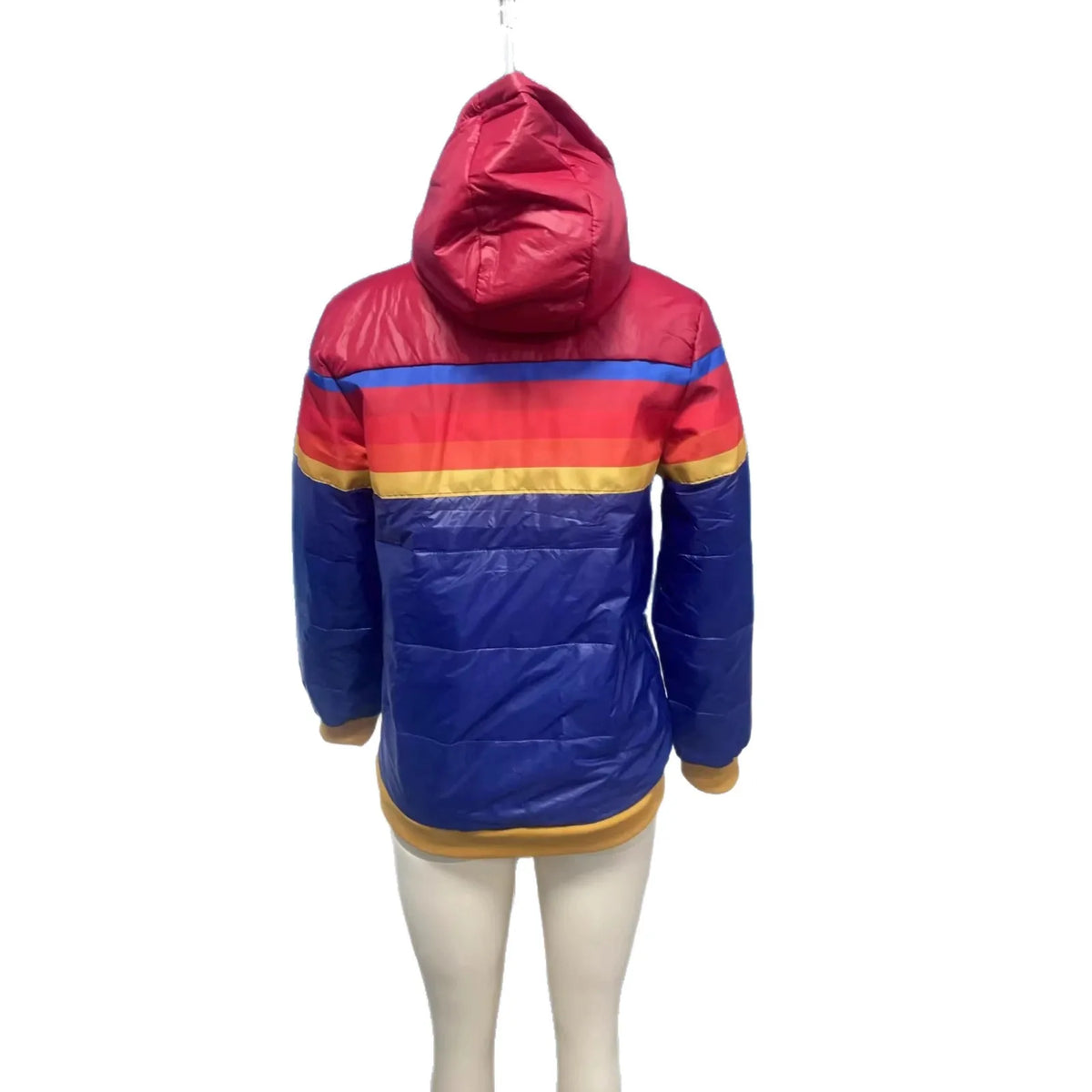 HENRIETTA | Printed puffer parka with a hood