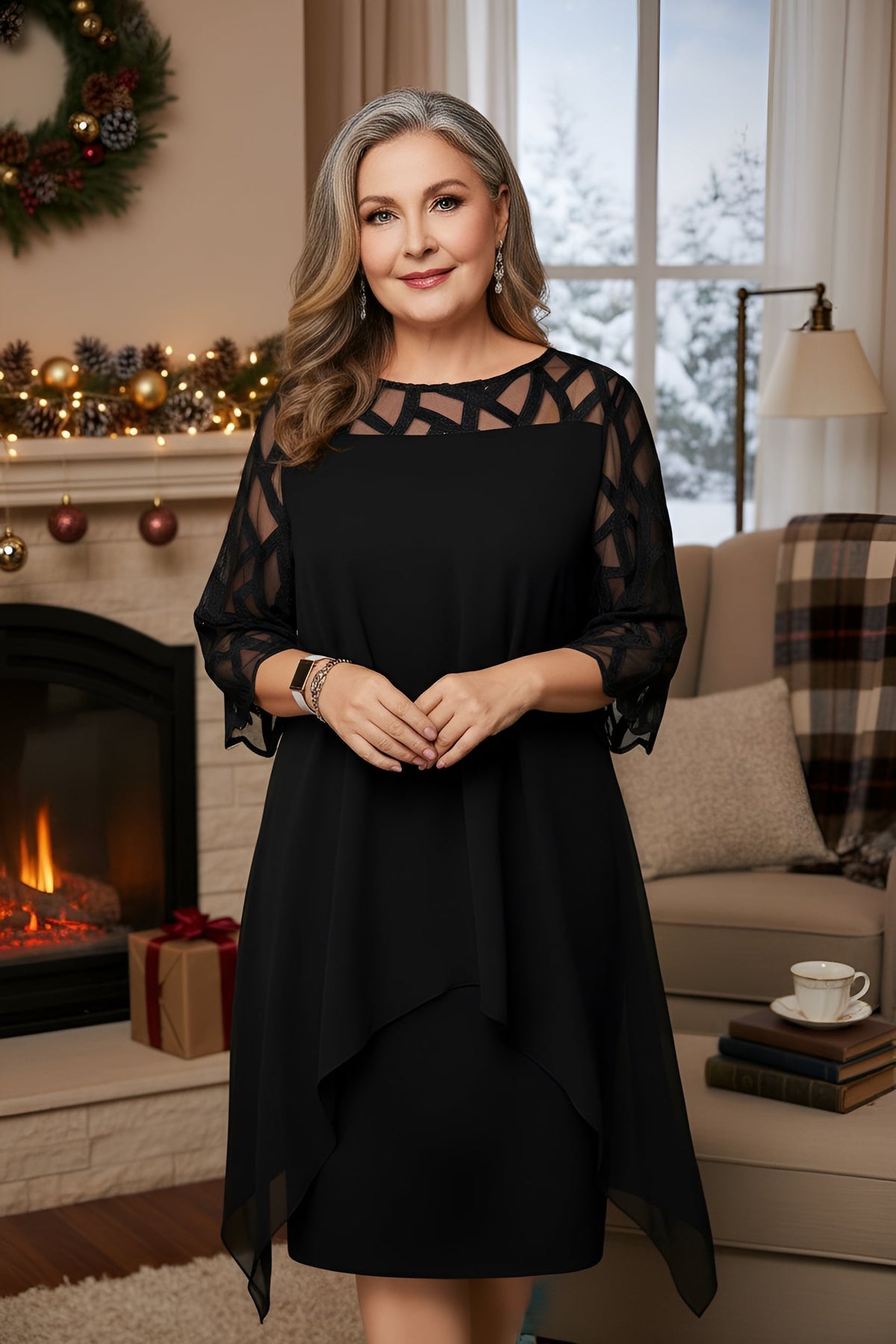 ELEANOR | Lace dress with an adjustable fit