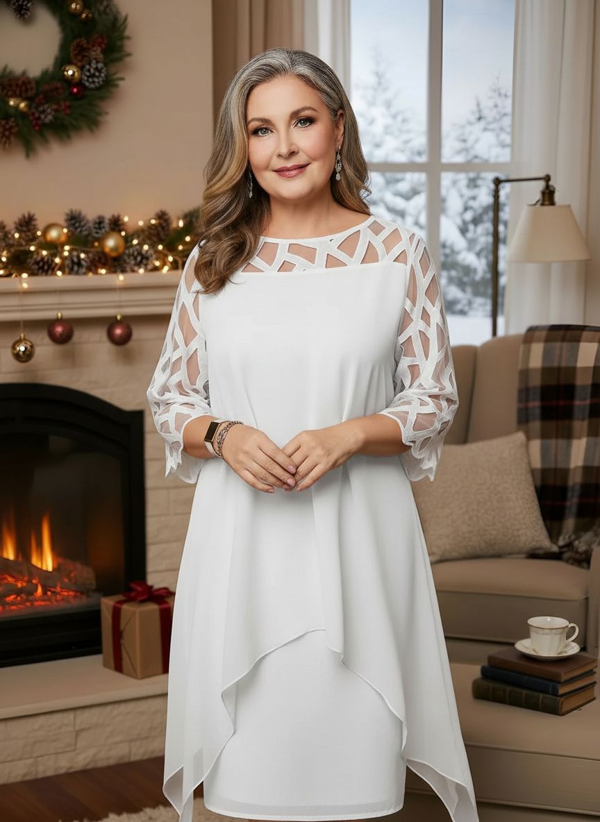 ELEANOR | Lace dress with an adjustable fit