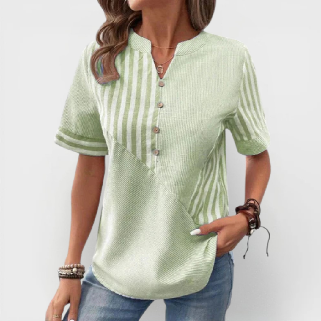 EDITH | Striped relaxed blouse