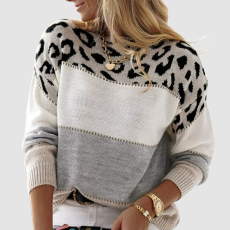 NANCY | Leopard print on a plain shape