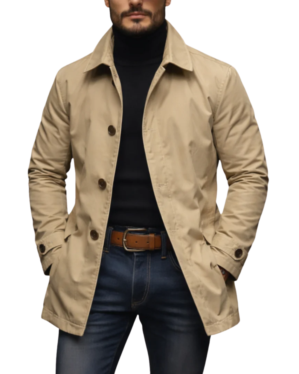 JAMES | Double-breasted trench coat