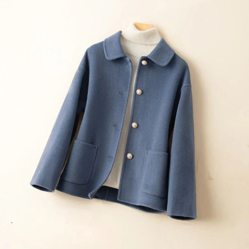 CLAUDIA | Doll collar jacket with pearl buttons