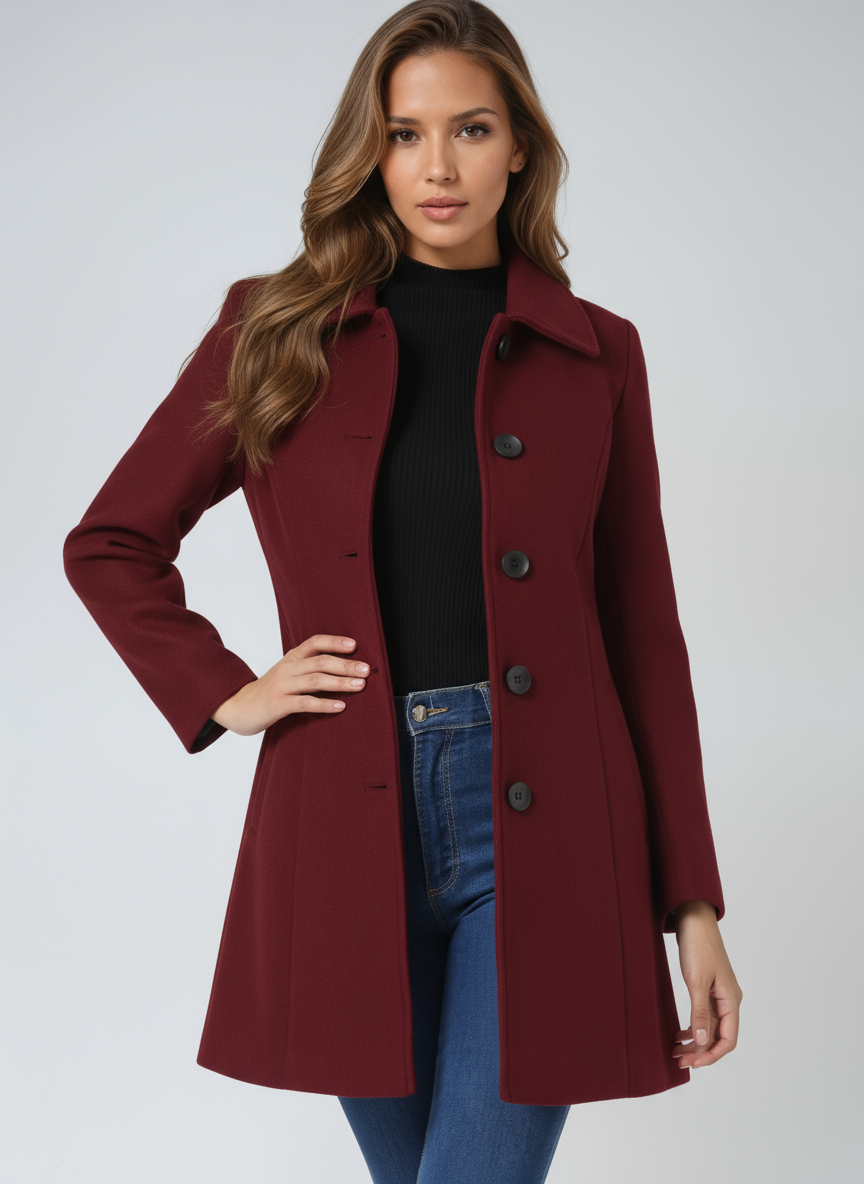JULIA | Fit and flare coat