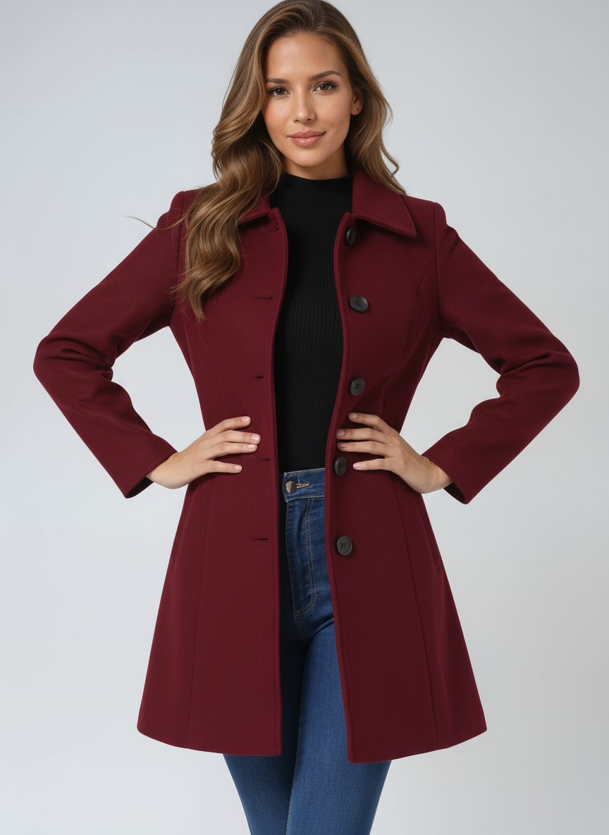 JULIA | Fit and flare coat