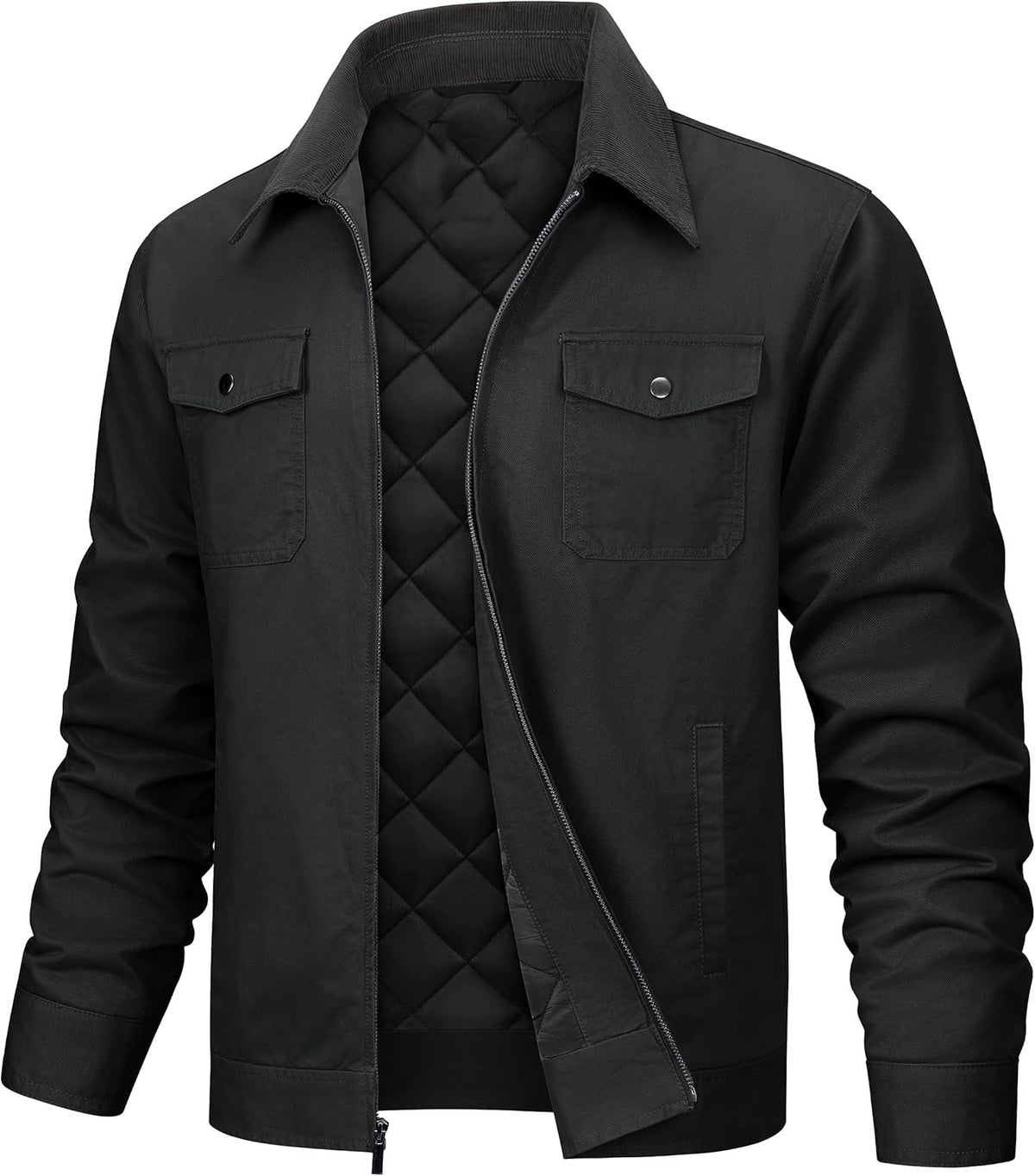 EMMETT | Zip-up work jacket with a quilted lining