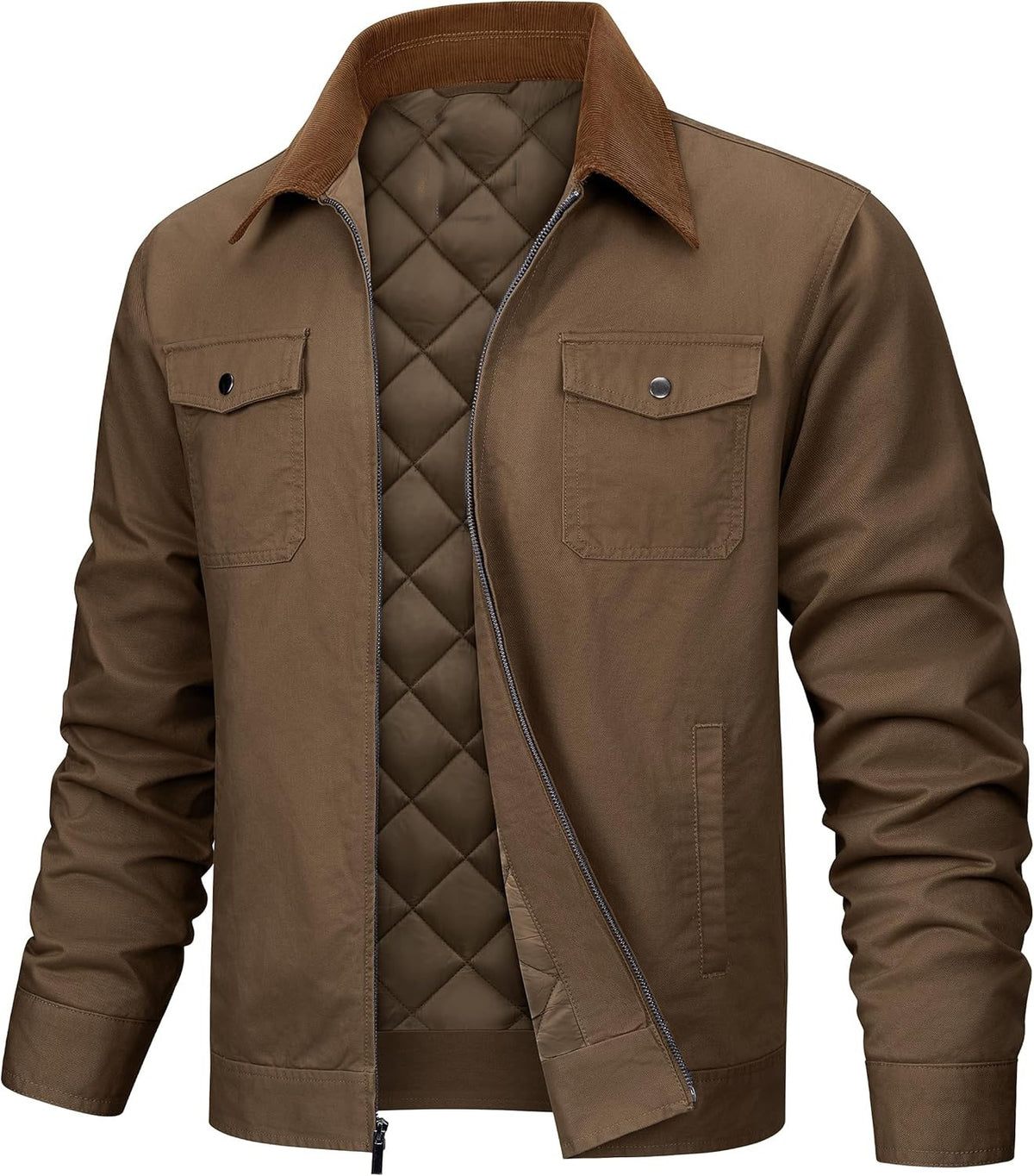 EMMETT | Zip-up work jacket with a quilted lining