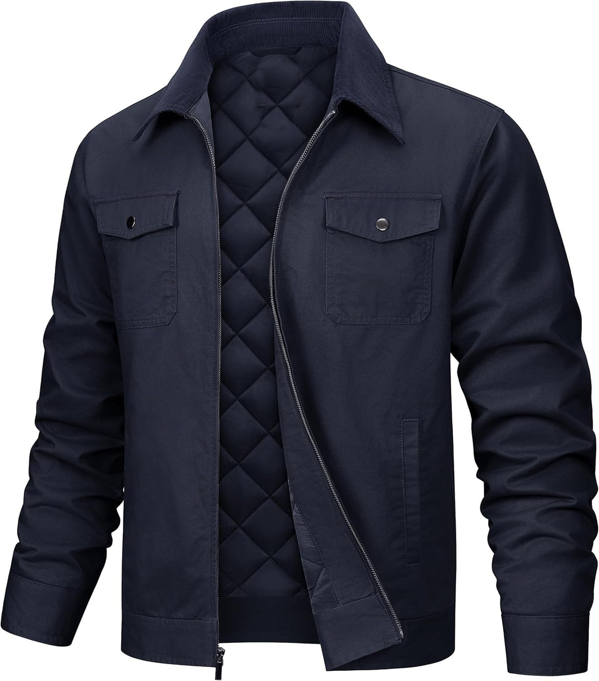 EMMETT | Zip-up work jacket with a quilted lining