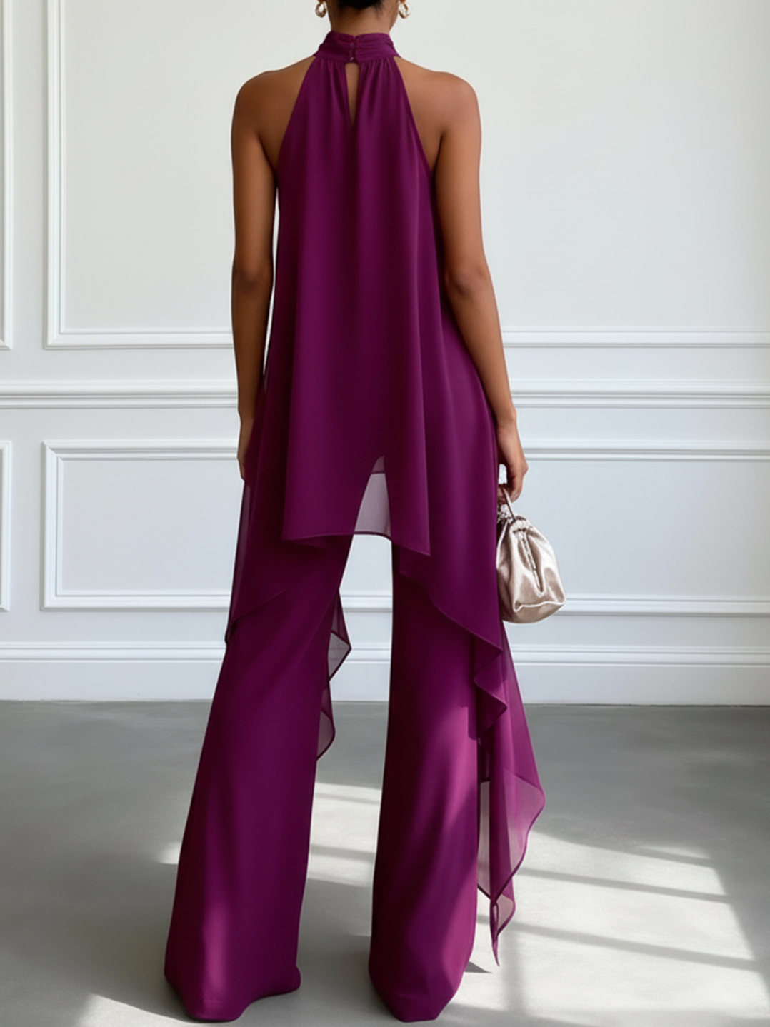 CELIA | Halter neck set with a tailored fit