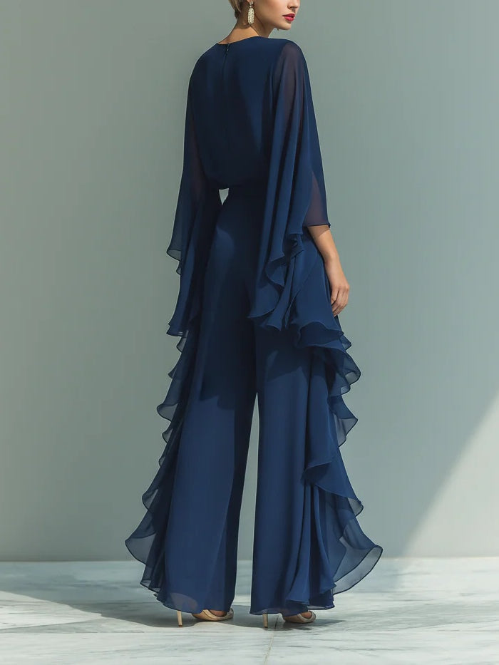 DOROTHY | Flared sleeves with straight-leg trousers