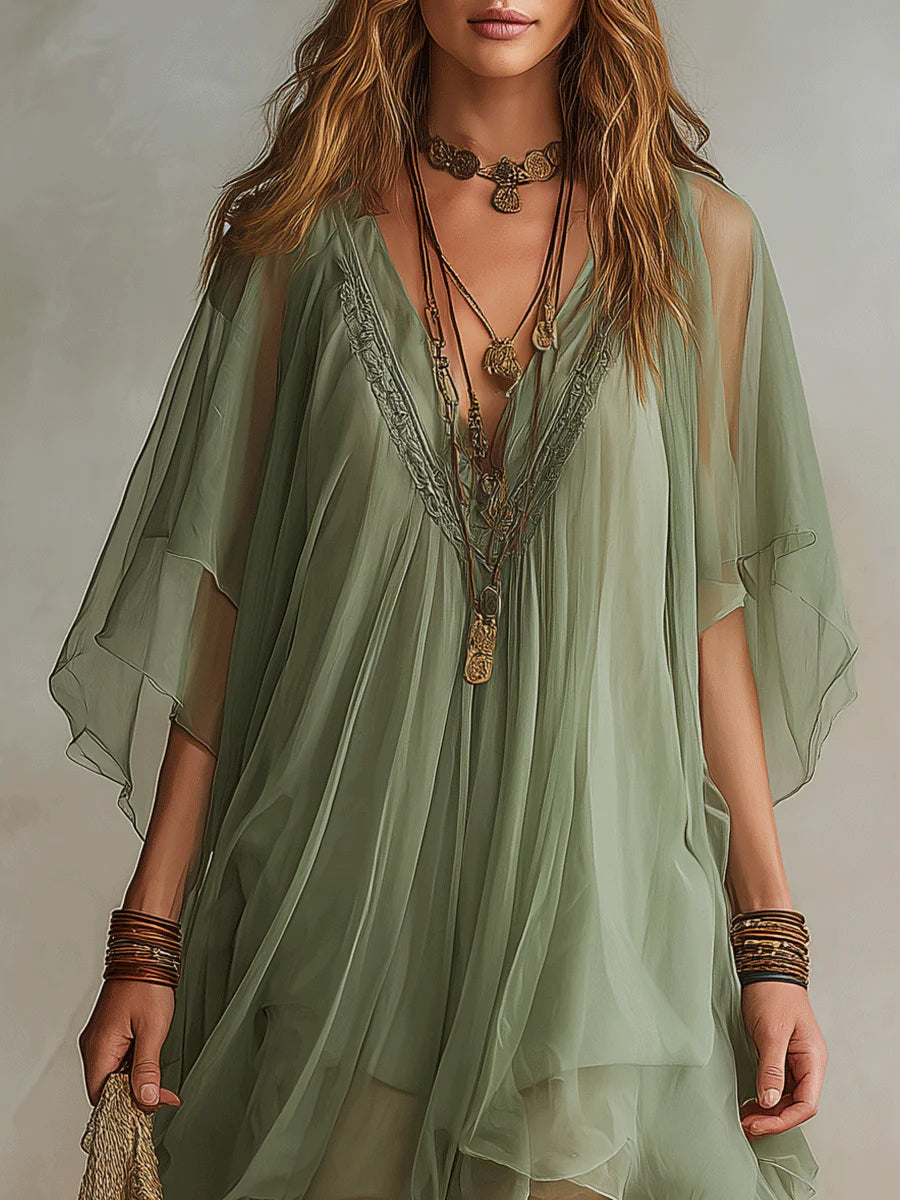 COLLEEN | Tiered mini dress