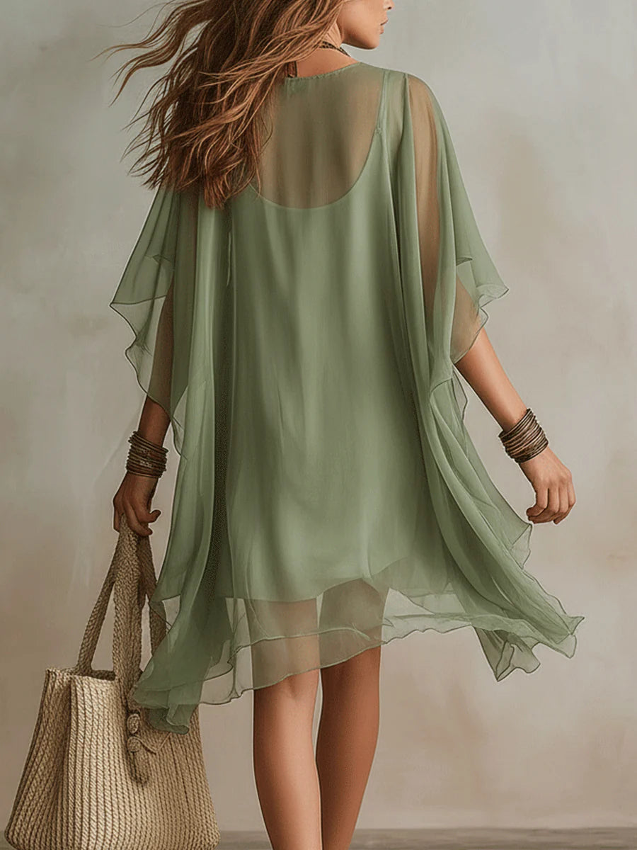 COLLEEN | Tiered mini dress