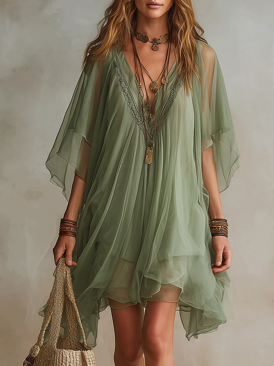 COLLEEN | Tiered mini dress