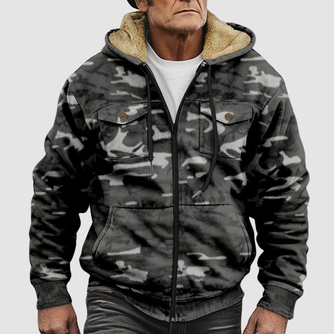 AMELIA | Camouflage jacket with pockets