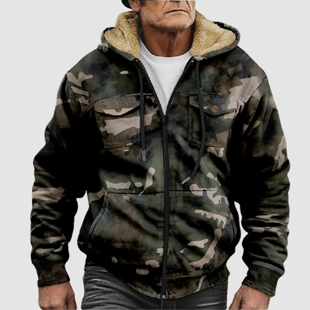 AMELIA | Camouflage jacket with pockets