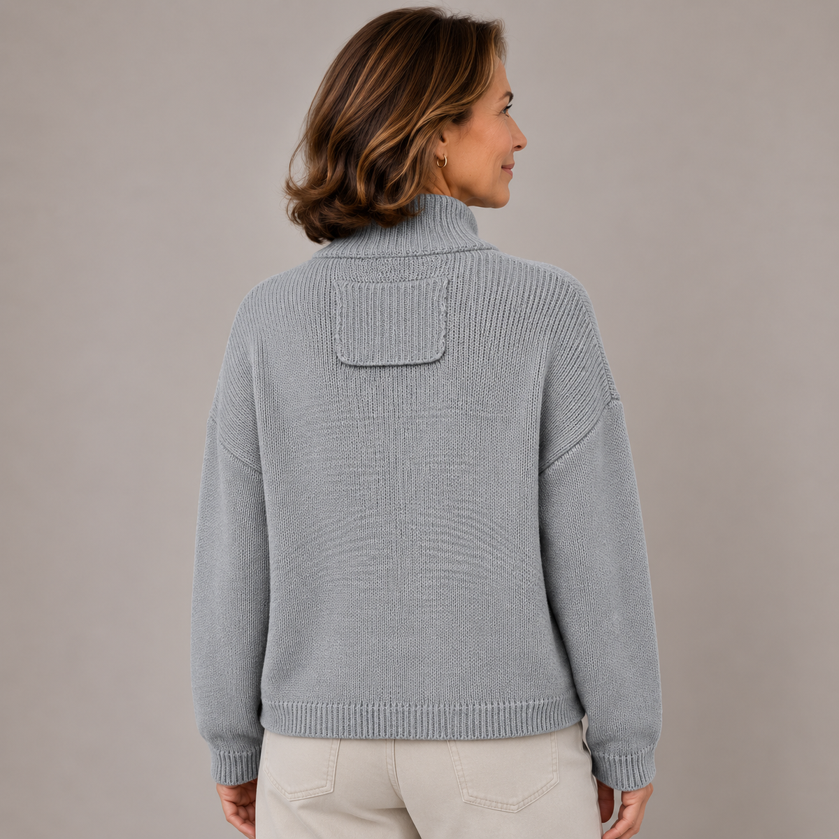 GLENDA | Stand collar with chest pockets