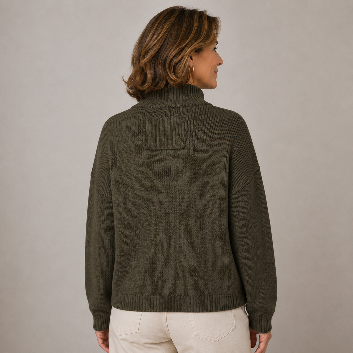 GLENDA | Stand collar with chest pockets