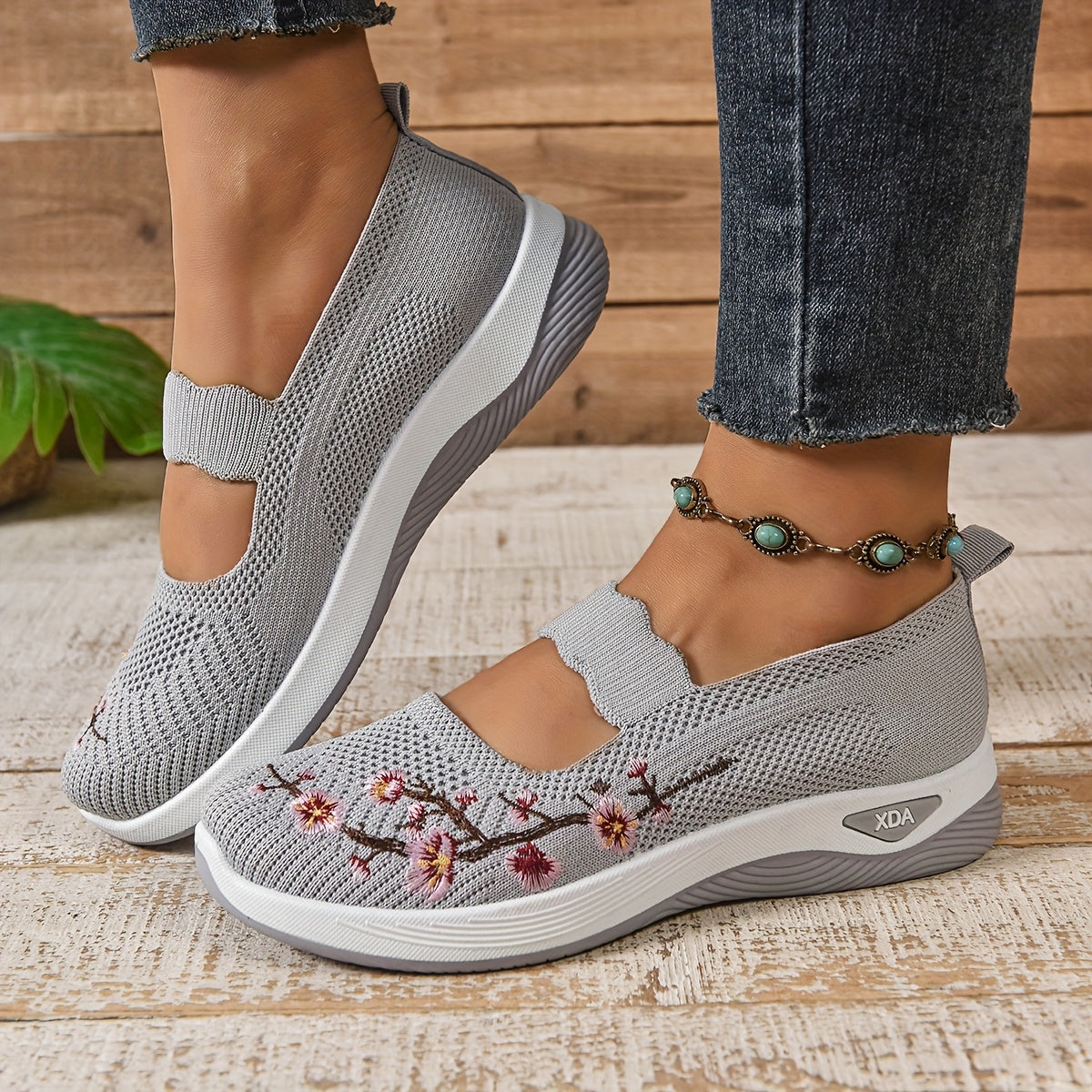 MARGARET | Push button shoes for wide feet