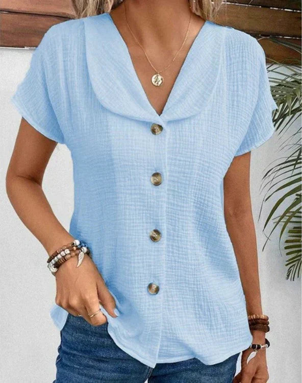 EILEEN | Short sleeve with a soft collar