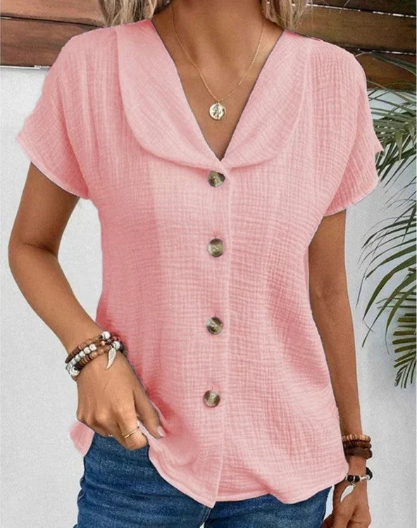 EILEEN | Short sleeve with a soft collar