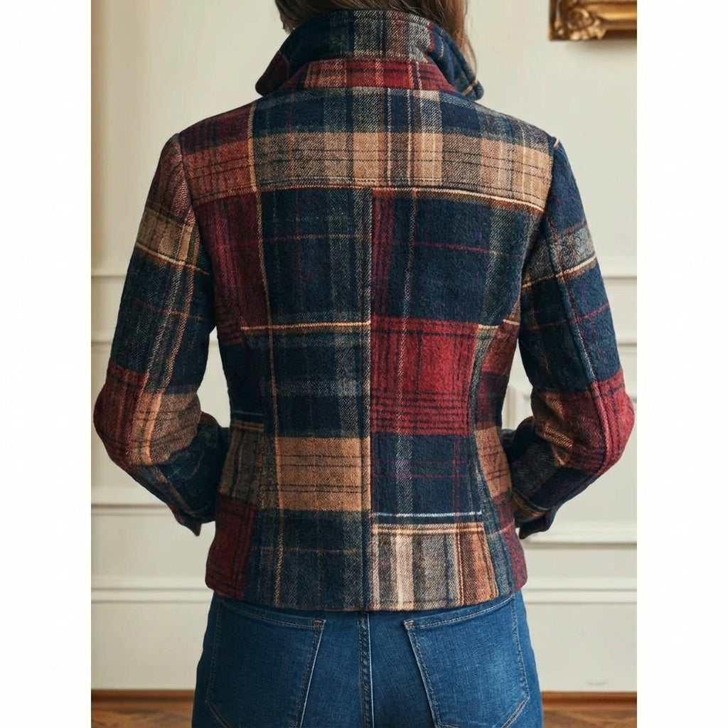 ALICE | Tailored plaid jacket