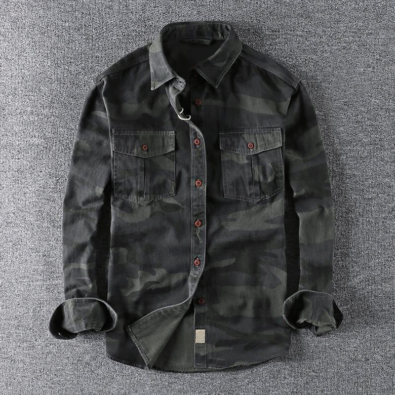 ROSEMARY | Camo button-down shirt