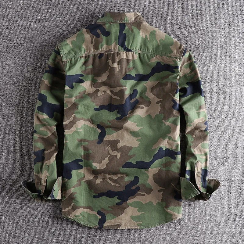 ROSEMARY | Camo button-down shirt
