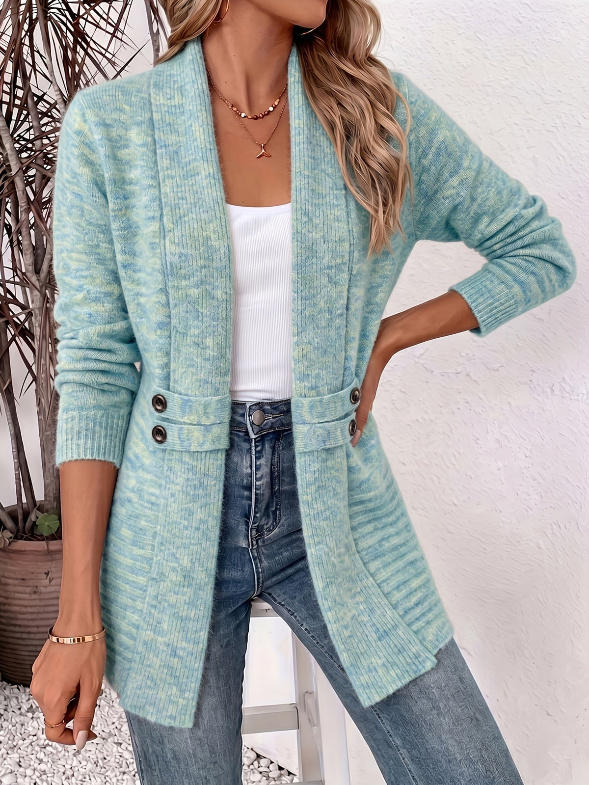 AUGUSTA | Tailored open front cardigan