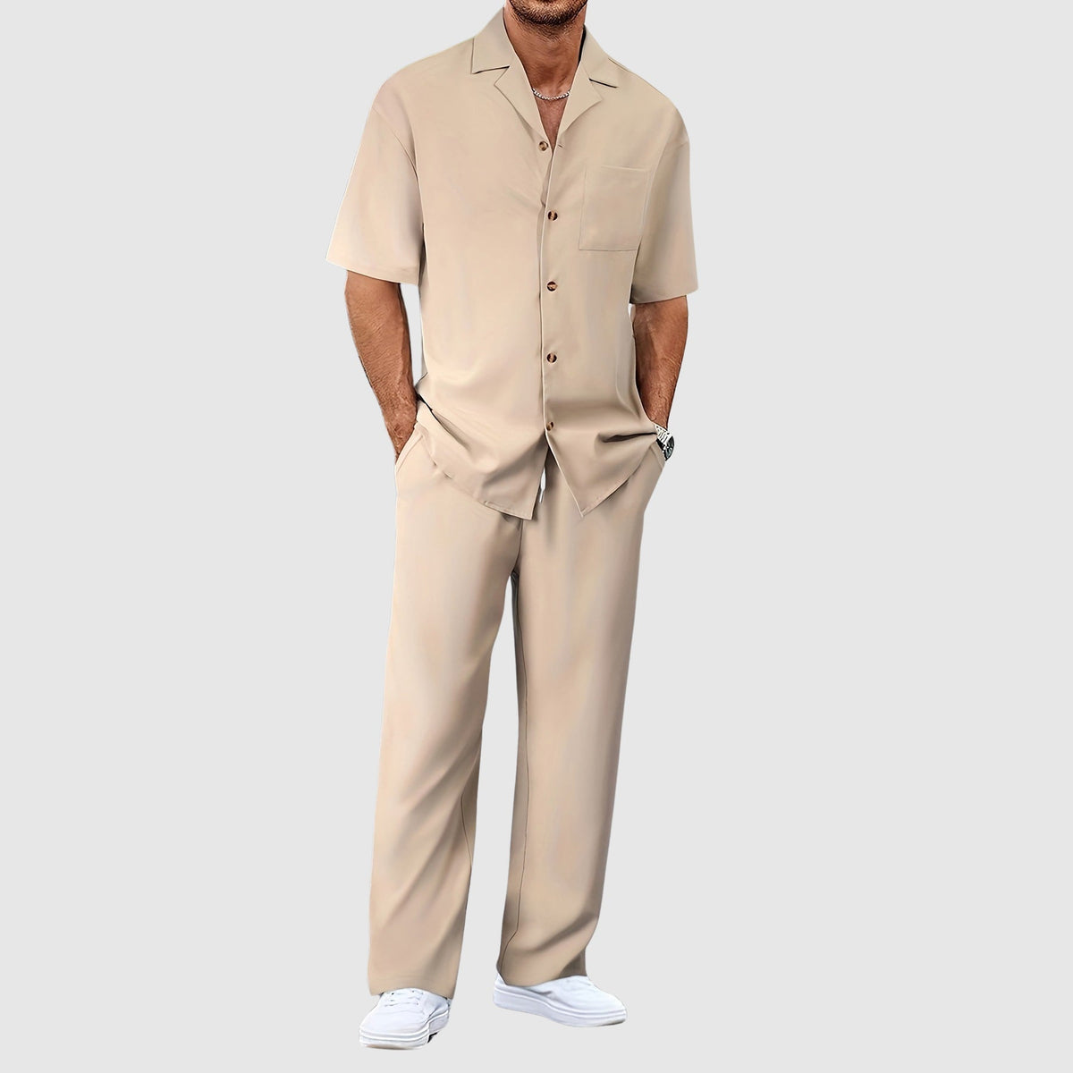 LEAH | Short-sleeve relaxed set