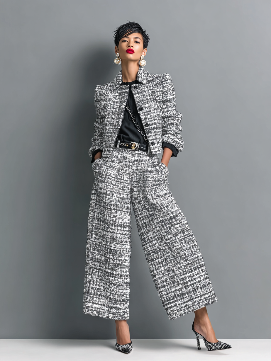 EVELYN | Long-sleeve jacket with matching pants
