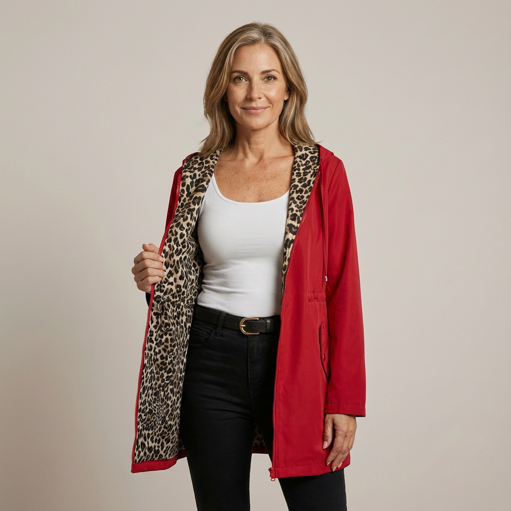 AMELIA | Reversible hooded coat