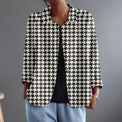 SHIRLEY | Classic houndstooth shirt