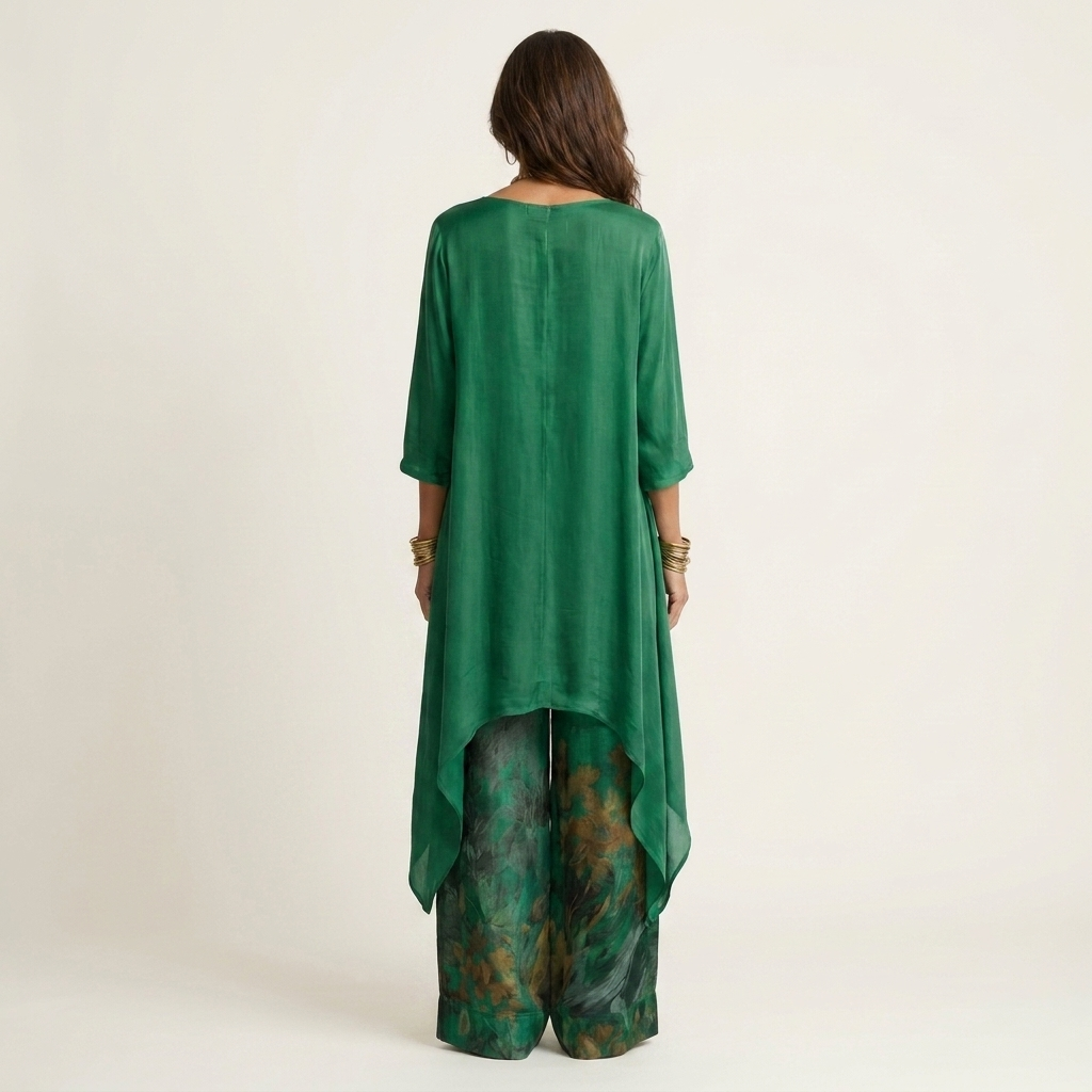 RENEE | Asymmetrical top with a soft waistband