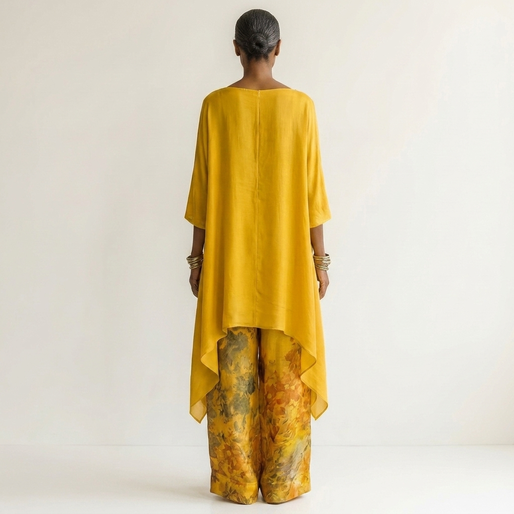 RENEE | Asymmetrical top with a soft waistband