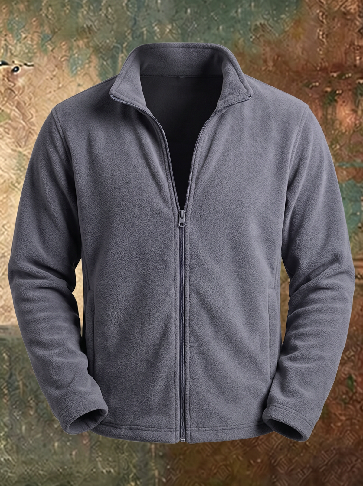 DERMOT | Warm zip-up jacket with a stand collar