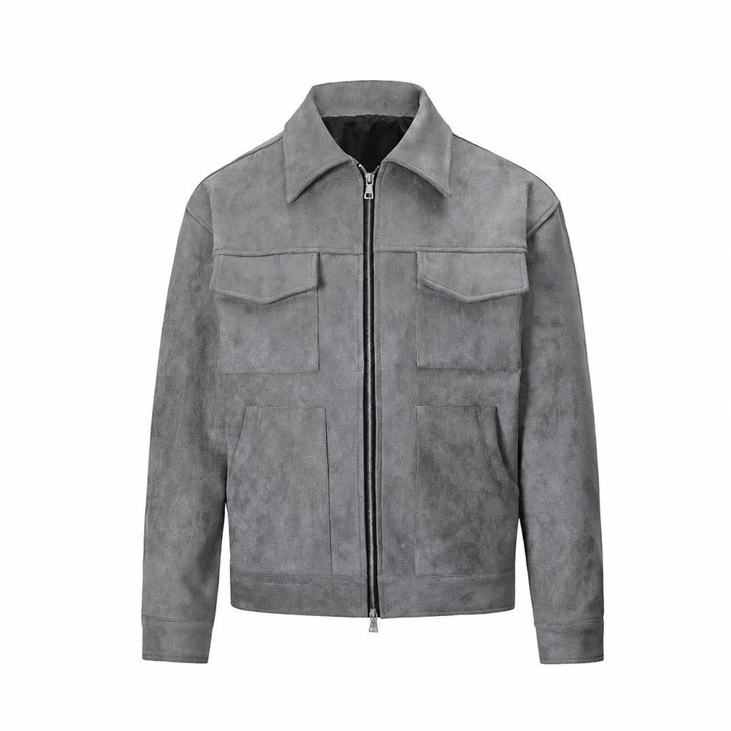 NOLAN oversized jacket in Gray