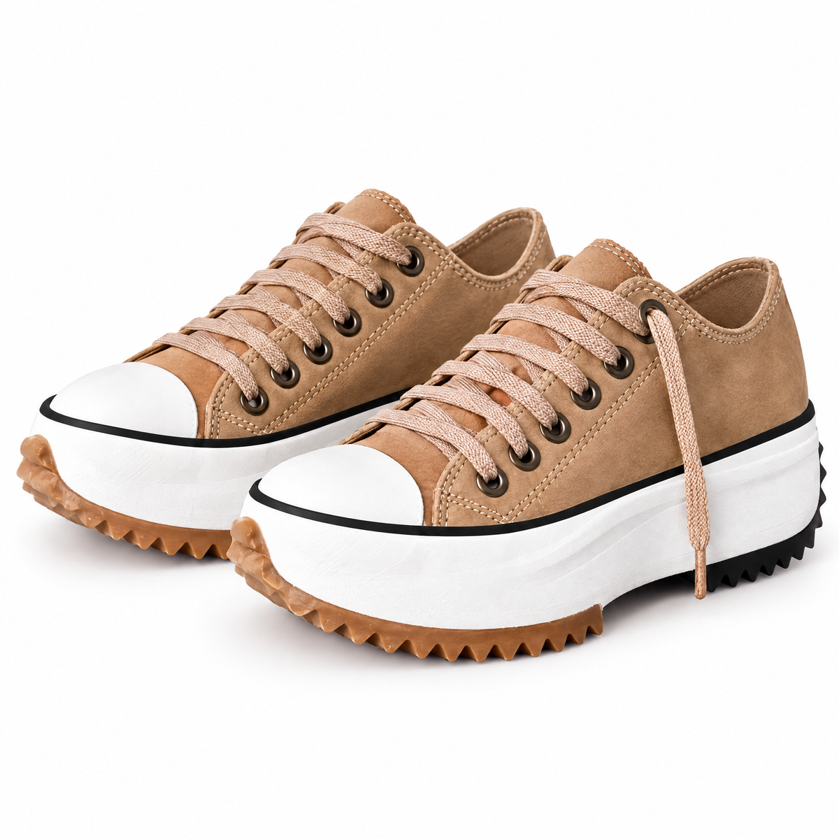 BETTINA everyday platform shoes in Brown