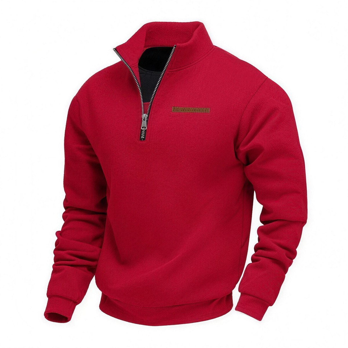 OTIS soft lined pullover in Red