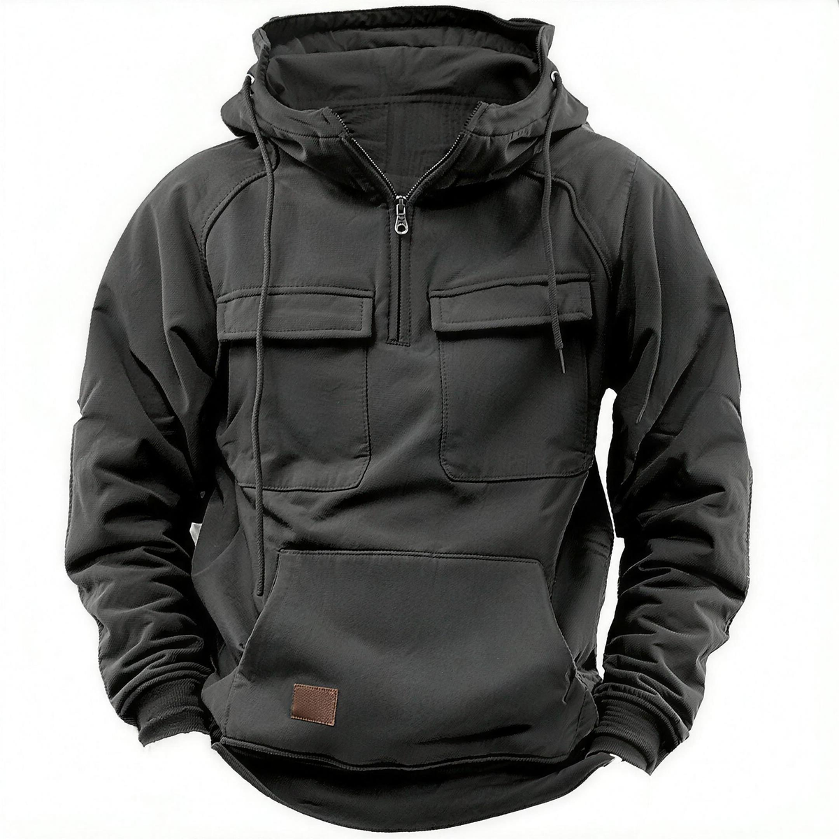 BRODY pullover hoodie in Charcoal