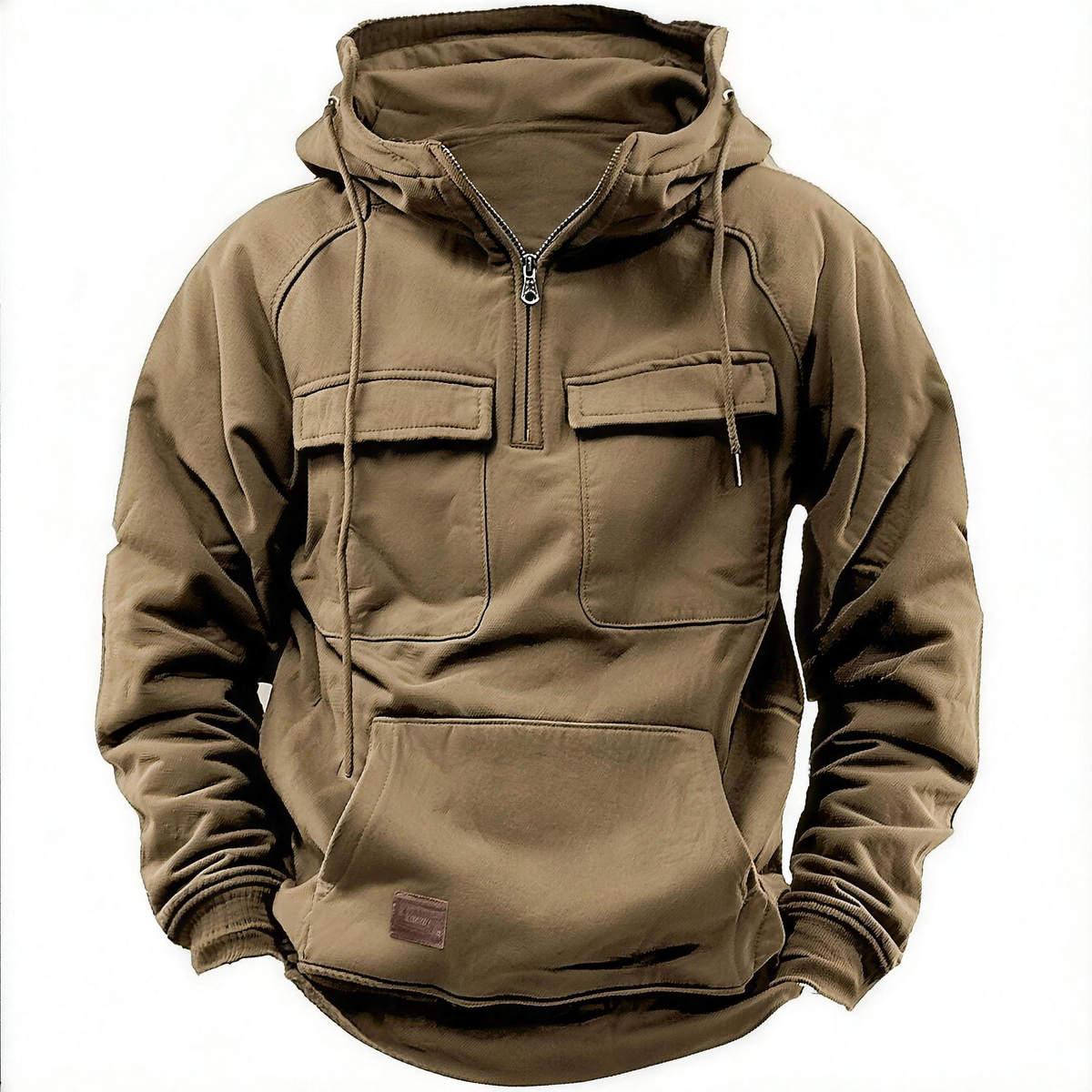 BRODY pullover hoodie in Khaki