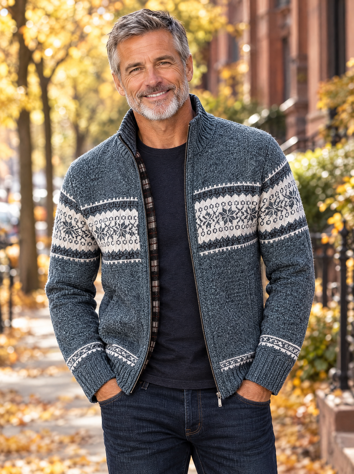ELMER | Warm knit sweater in two styles