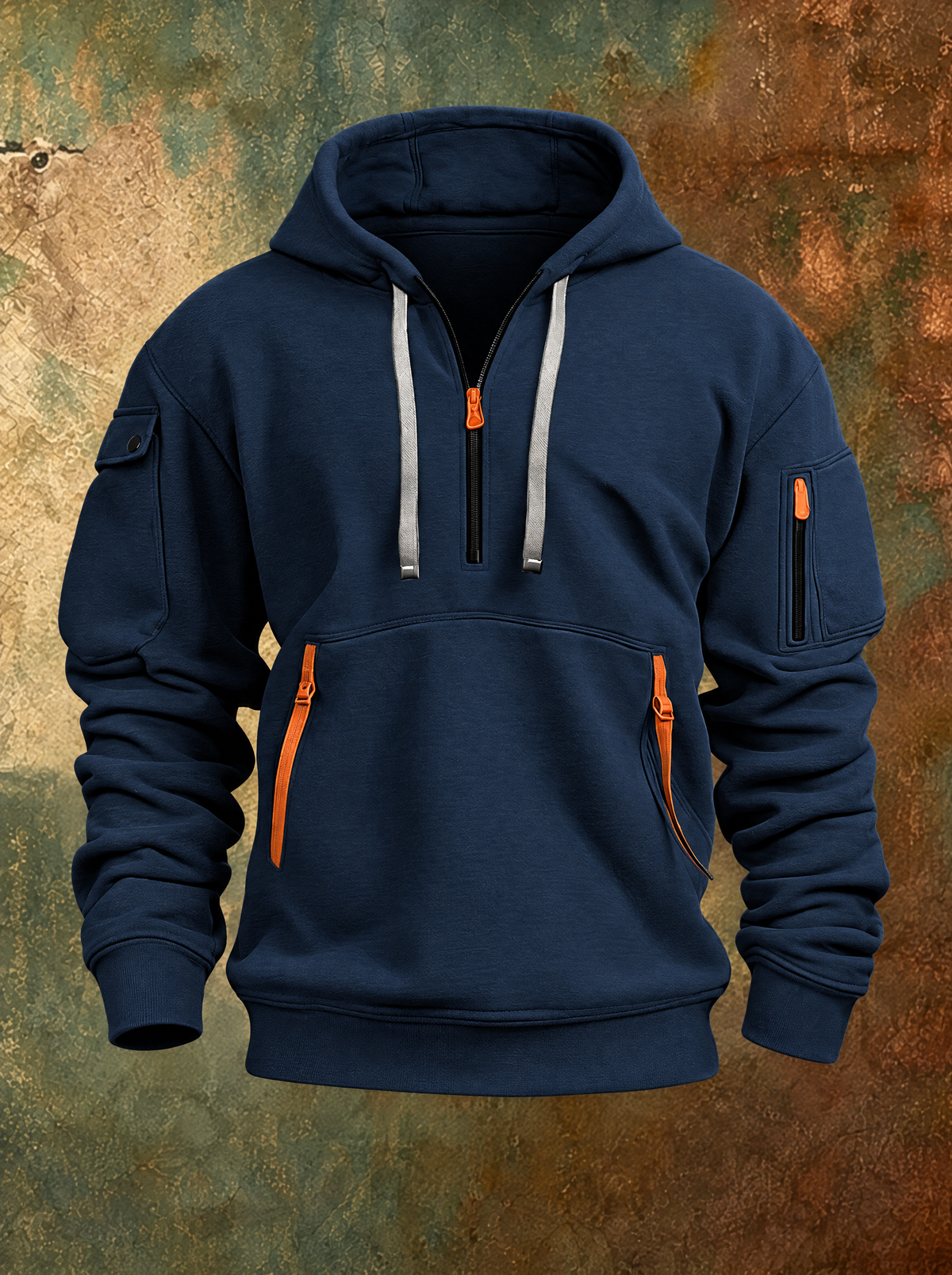 CRAIG zip hoodie with zip pockets
