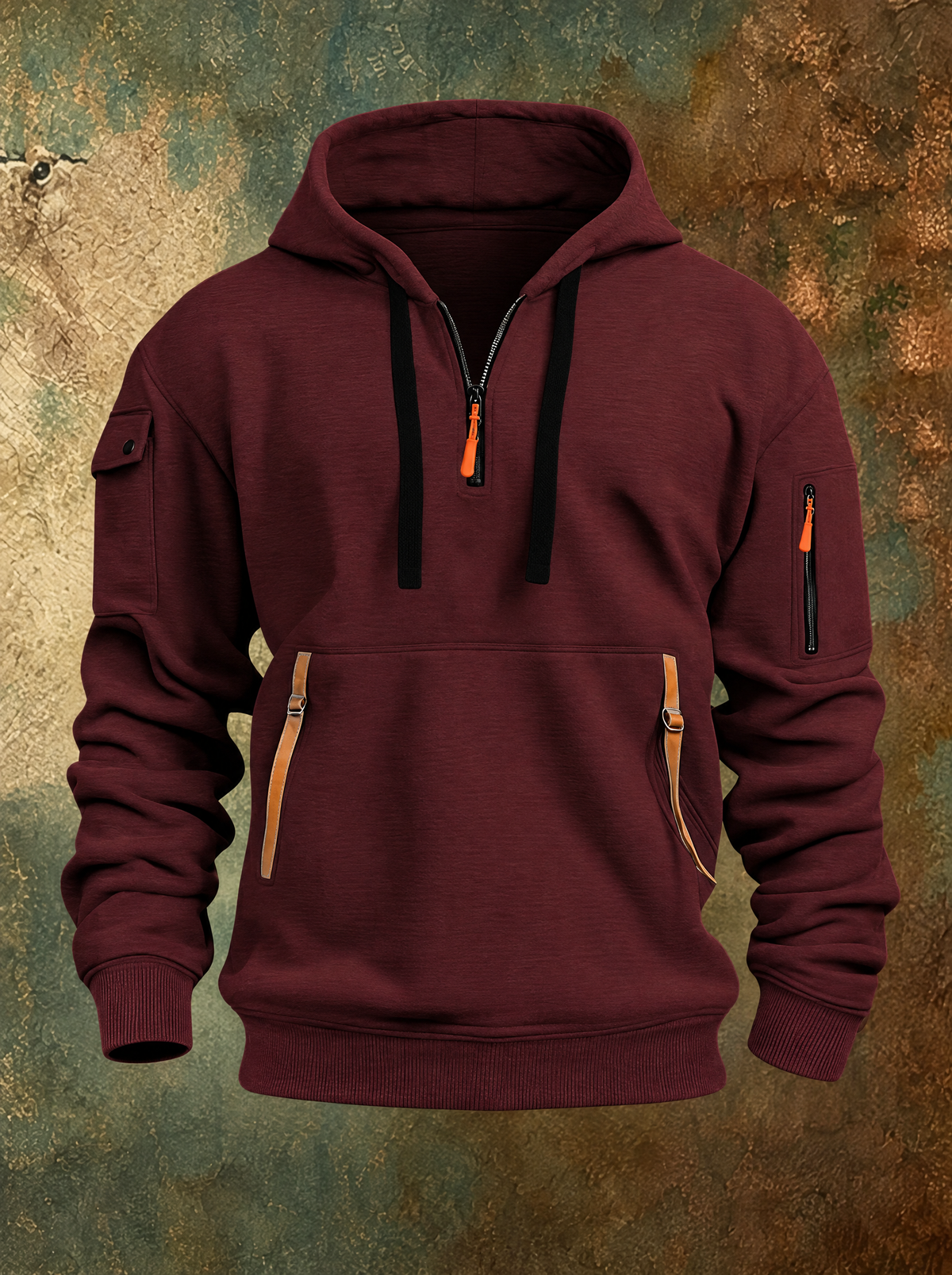 CRAIG zip hoodie with zip pockets