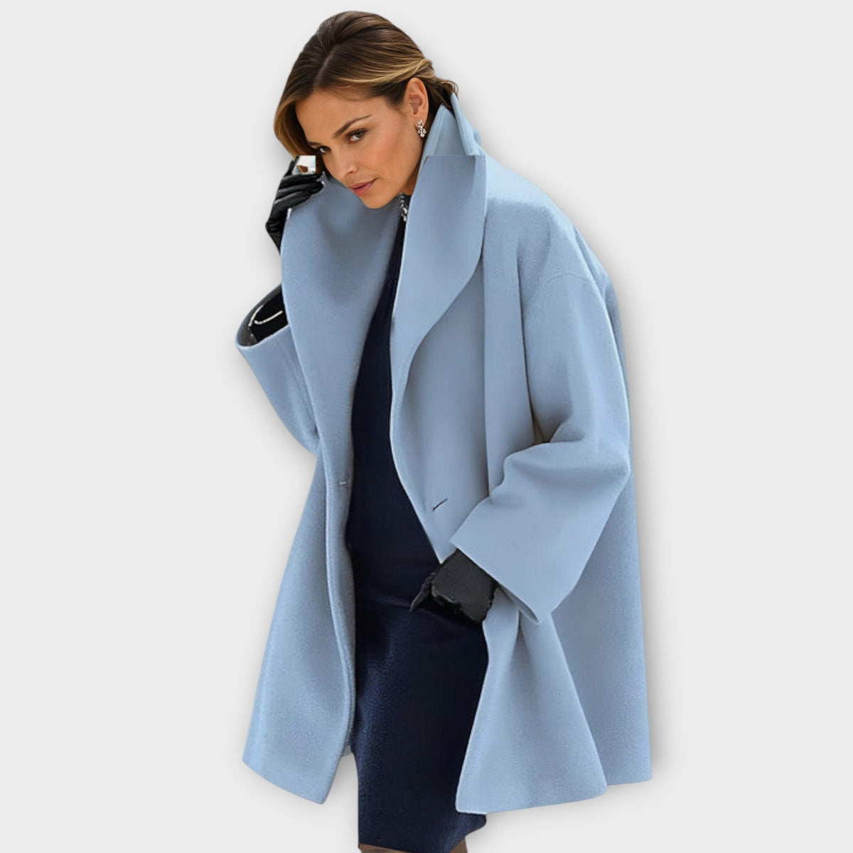 LANA | Hooded coat with relaxed fit