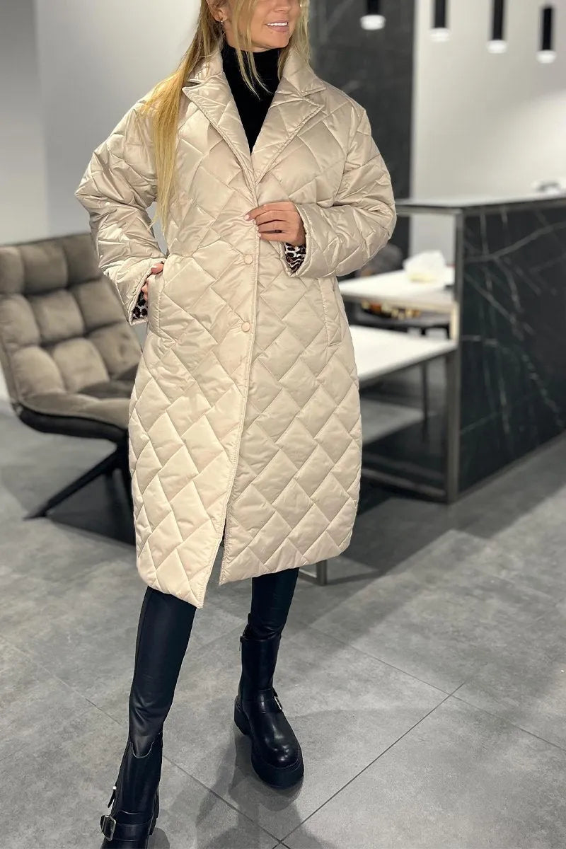AUDREY | Mid-length coat with pockets