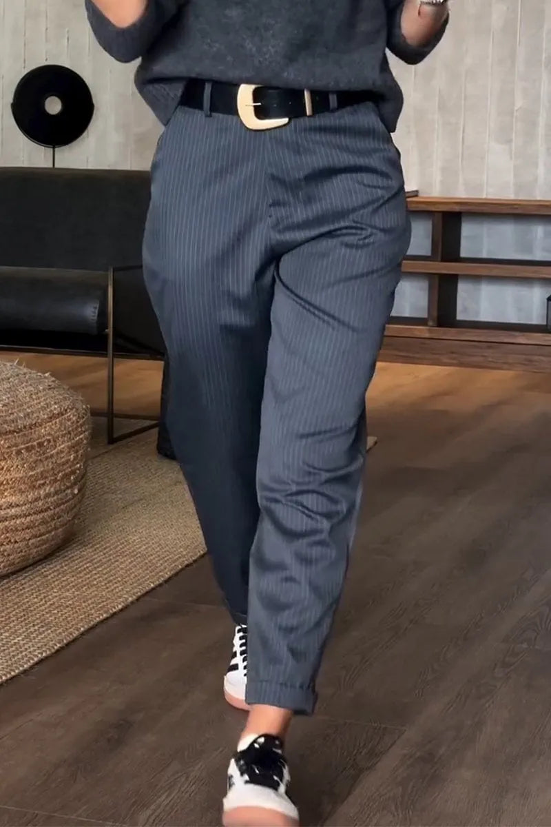 HARRIET | Pinstripe pants for the office