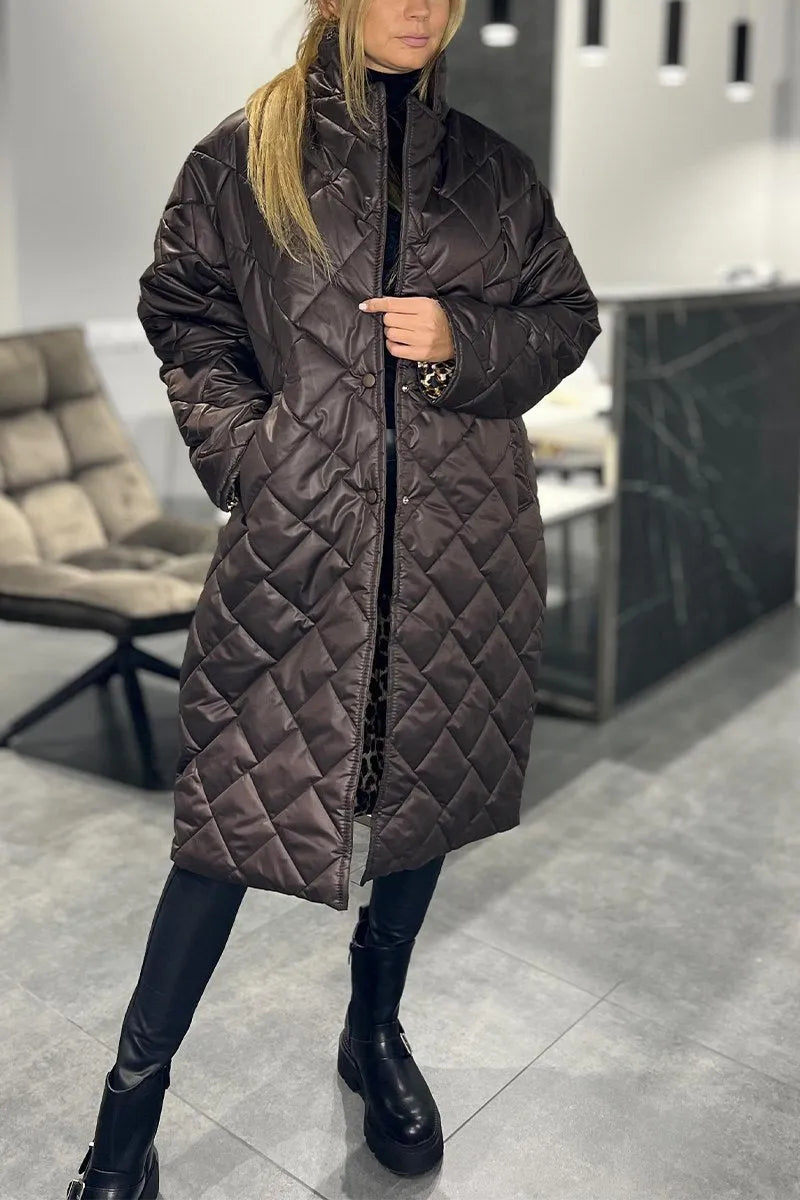 AUDREY | Mid-length coat with pockets