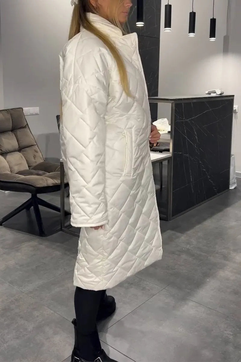 AUDREY | Mid-length coat with pockets
